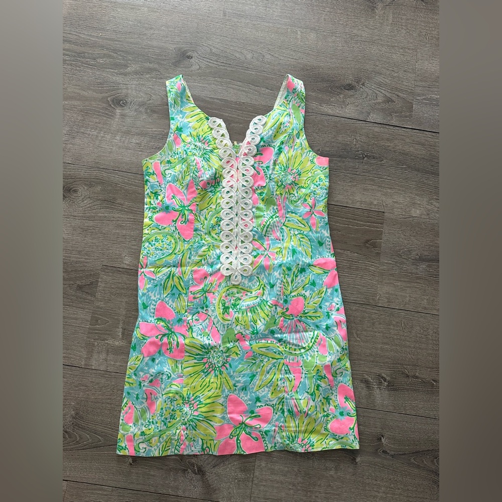 Lilly Pulitzer Cathy Shift Dress- Coconut Jungle